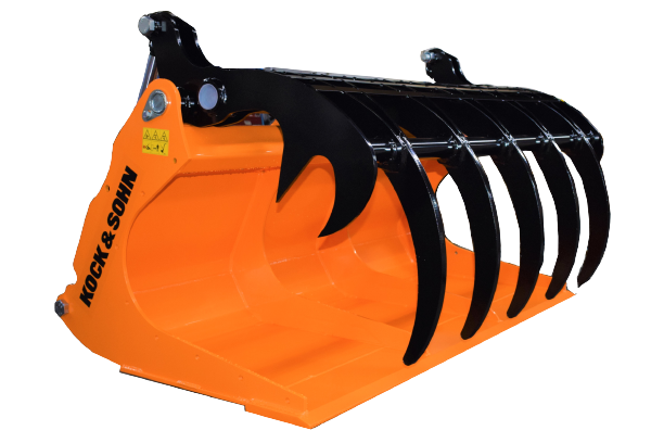 Entsorgungsgreifschaufel 1800 Tel.-/Rader (200x25)