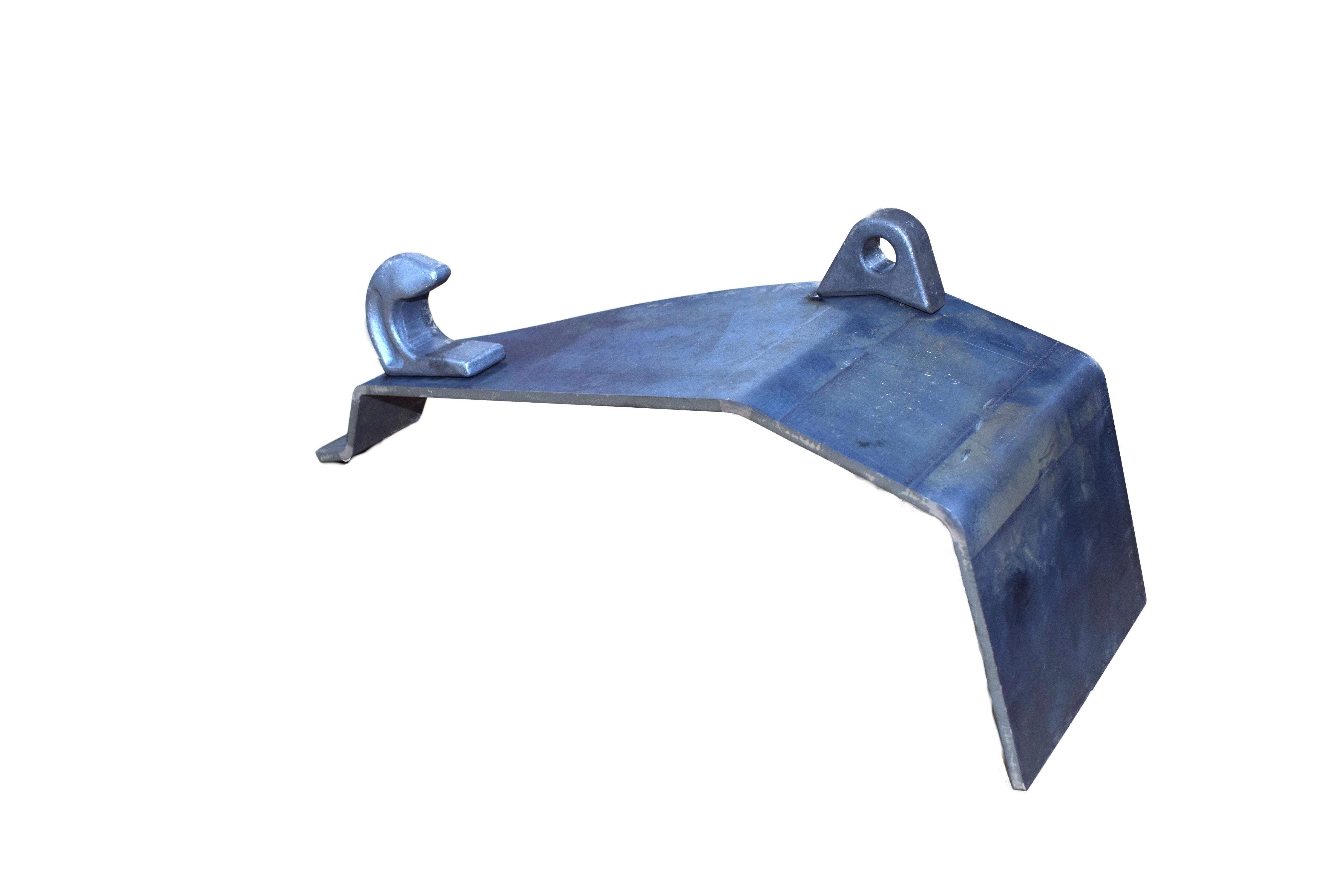 Anbauplatte mit Koppelhaken u.Verriegelung für  SWR Euro