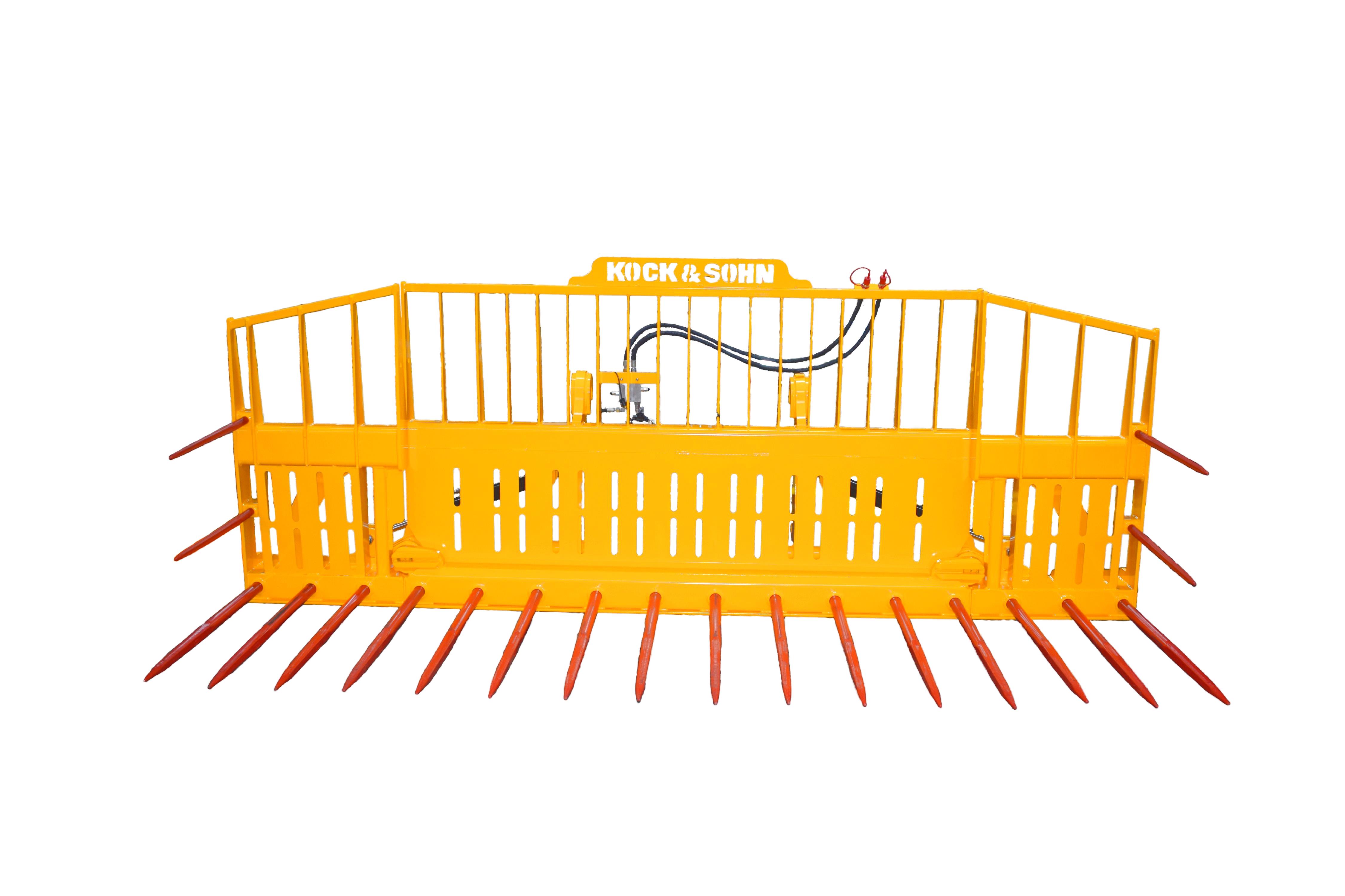 Grüngutgabel 4000 hydraulisch klappbar Teleskop-/Radlader